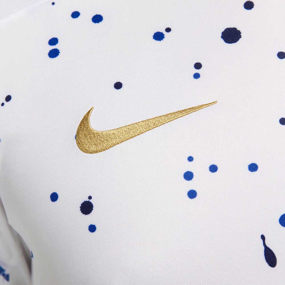 Men's USMNT 2023 Stadium Home Nike Dri-FIT Soccer Jersey - White/Metallic Gold