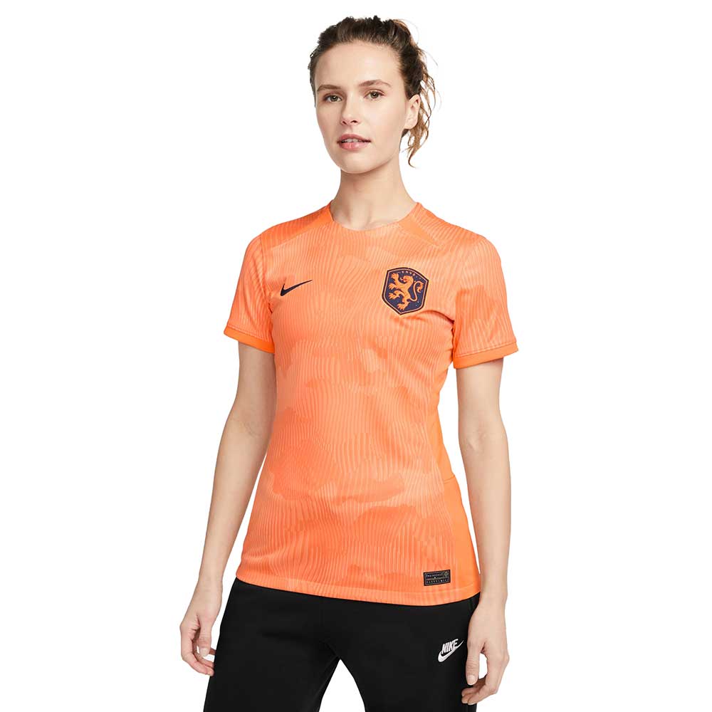Women's Netherlands DF Home SS Stadium Jersey - Cone/Blackened Blue