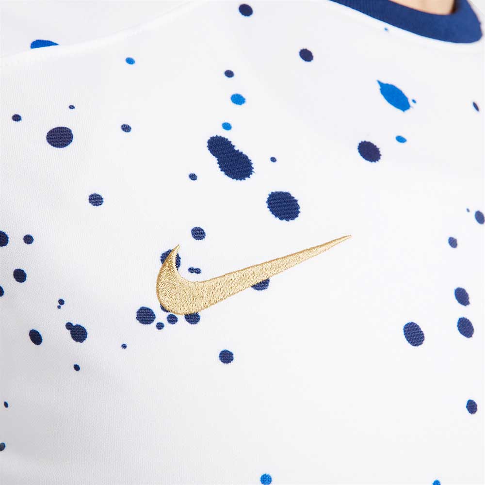 Women's USWNT (4-Star) 2023 Stadium Home Nike Dri-FIT Soccer Jersey - White/Loyal Blue/Metallic Gold