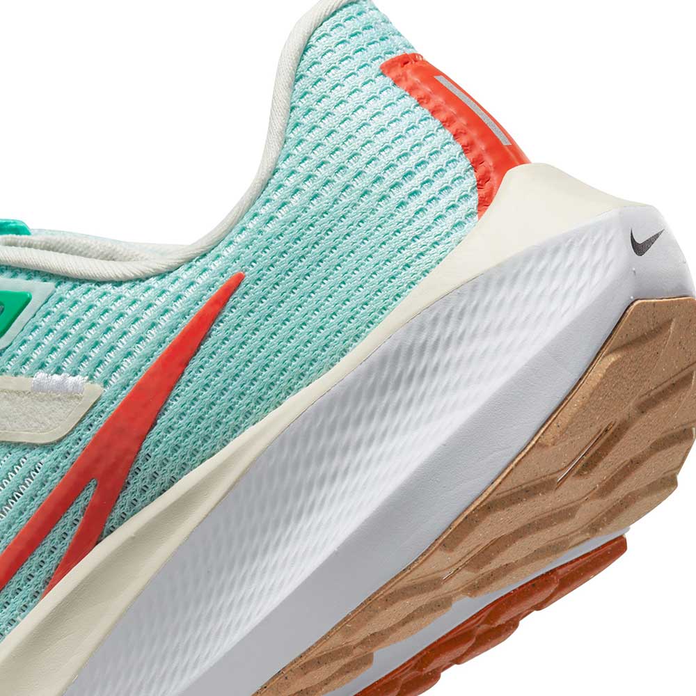 Women's Nike Air Zoom Pegasus 40 Running Shoe - Jade Ice/Picante Red-White-Sea Glass- Regular (B)