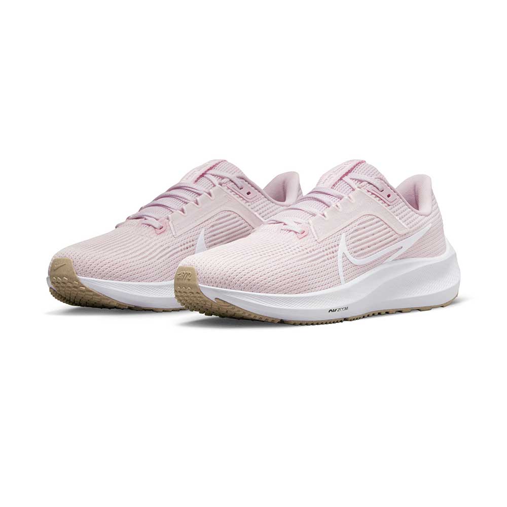 Women's Air Zoom Pegasus 40 Running Shoe- Pearl Pink/White/Pink Foam- Regular (B)