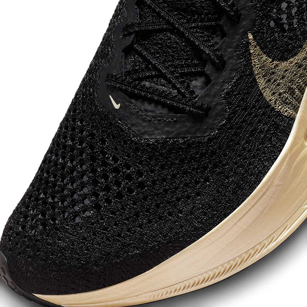 Men's Nike ZoomX Vaporfly Next% 3 Running Shoe - Black/Mtlc Gold Grain/Black Oatmeal - Regular (D)