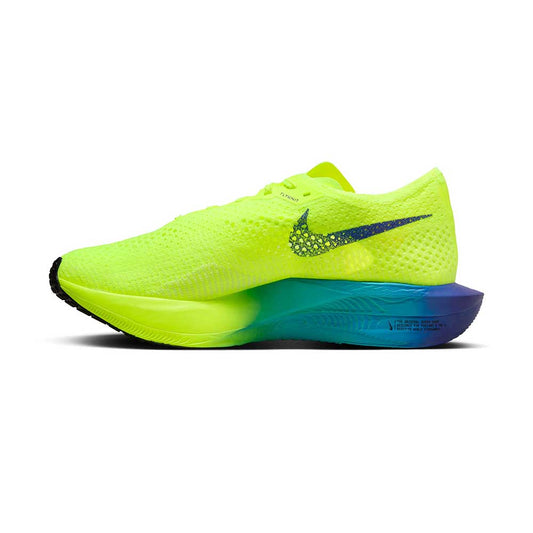 Women's Vaporfly 3 Running Shoe - Volt/Dusty Cactus/Total Orange/Concord - Regular (B)