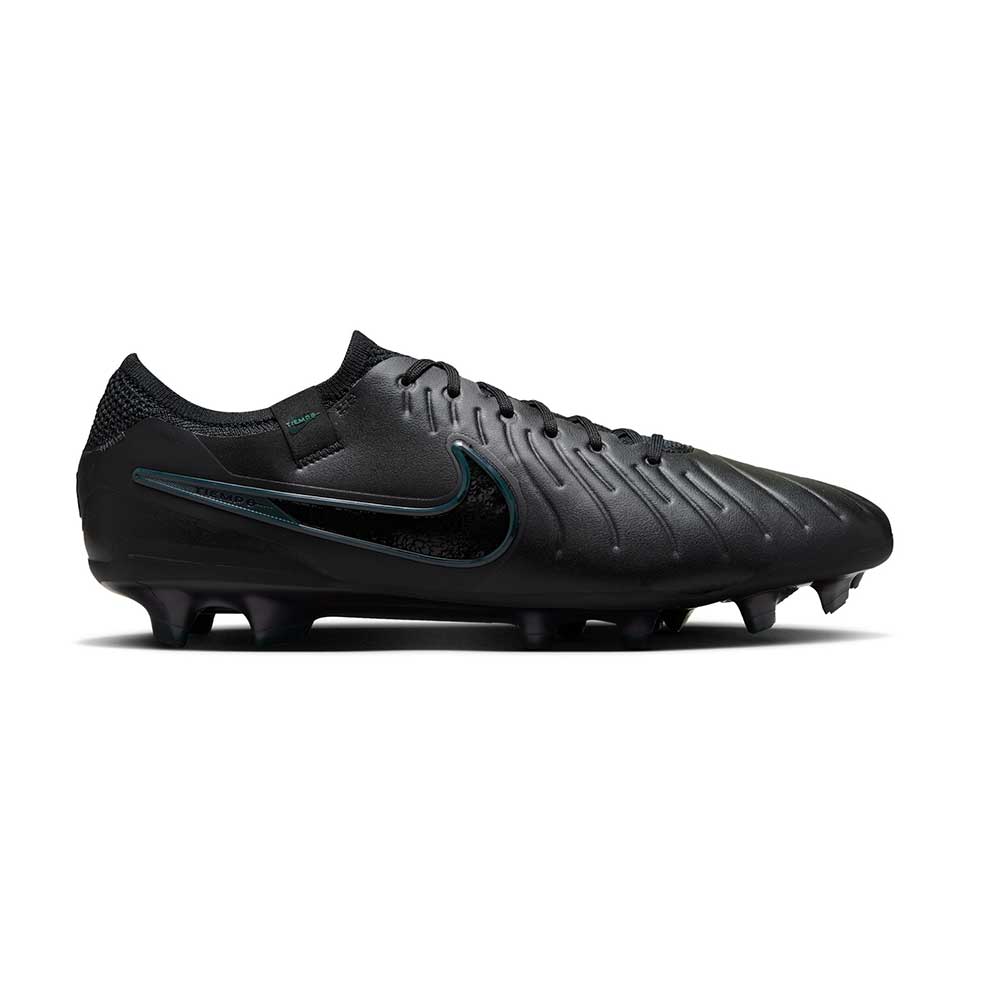 Nike Tiempo Legend 10 Elite Soccer Cleats Black Black Deep Jungle Regular D