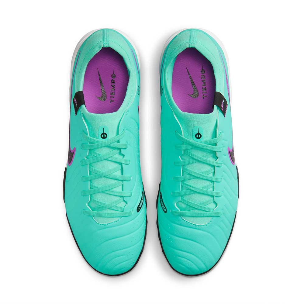 Unisex Tiempo Legend 10 Pro TF Soccer Shoe - Hyper Turq/Black-Fuchsia Dream - Regular (D)