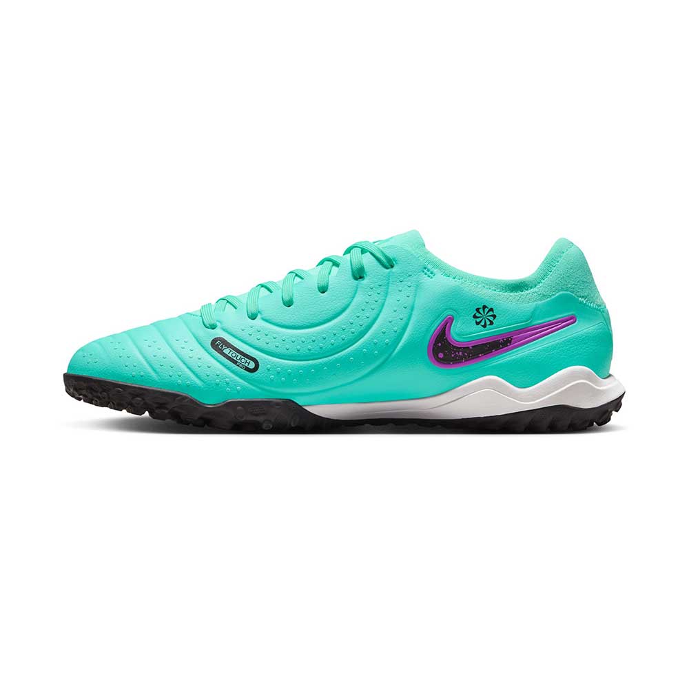Unisex Tiempo Legend 10 Pro TF Soccer Shoe - Hyper Turq/Black-Fuchsia Dream - Regular (D)