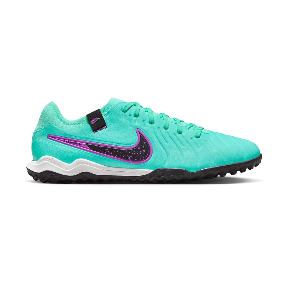 Unisex Tiempo Legend 10 Pro TF Soccer Shoe - Hyper Turq/Black-Fuchsia Dream - Regular (D)