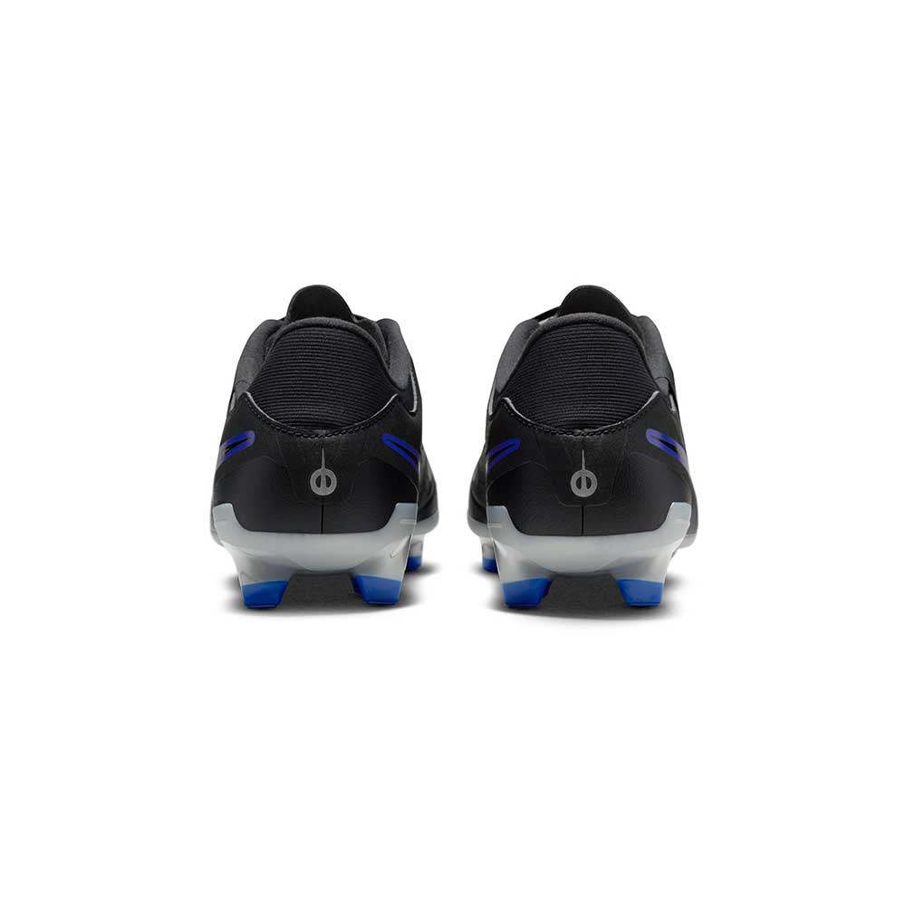 Men's Nike Tiempo Legend 10 Academy Multi-Ground Soccer Cleats - Black/Hyper Royal/Chrome - Regular (D)