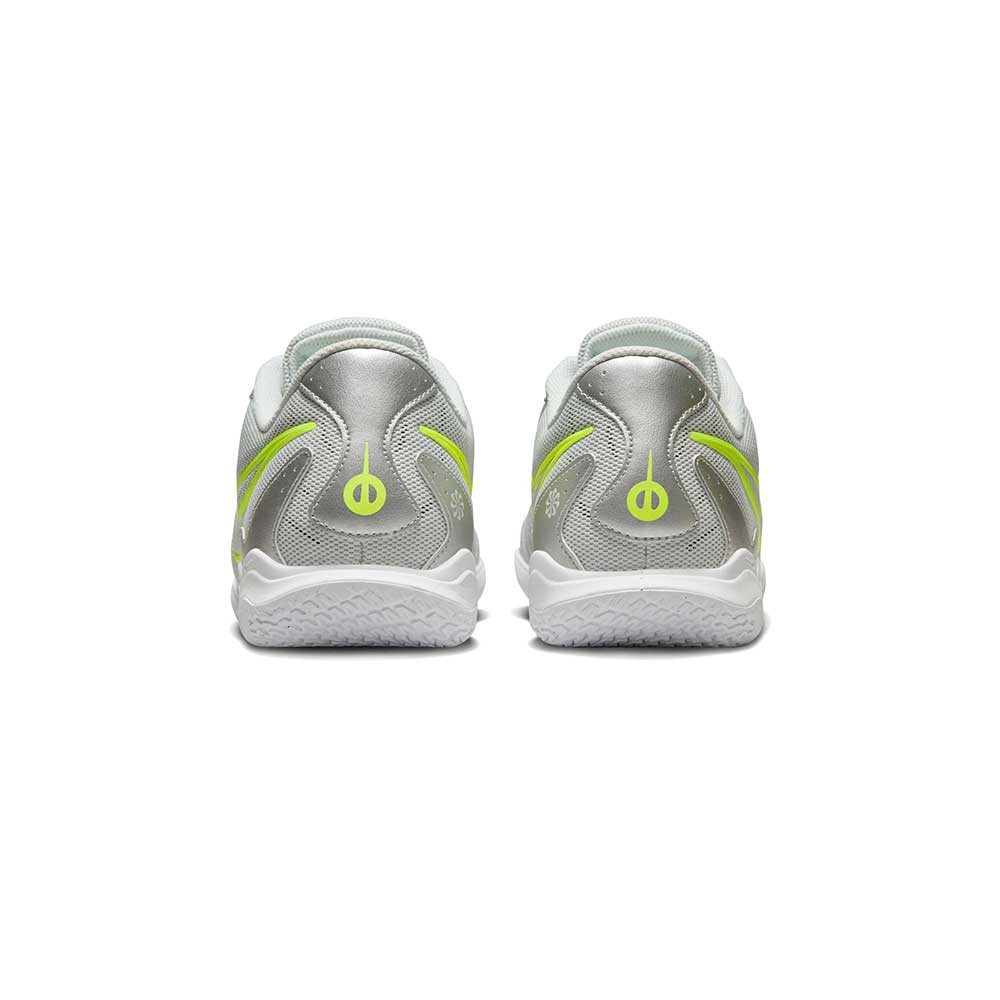 Tiempo Legend 10 Academy IC Indoor Soccer Shoe - Metallic Silver/White/Volt - Regular (D)