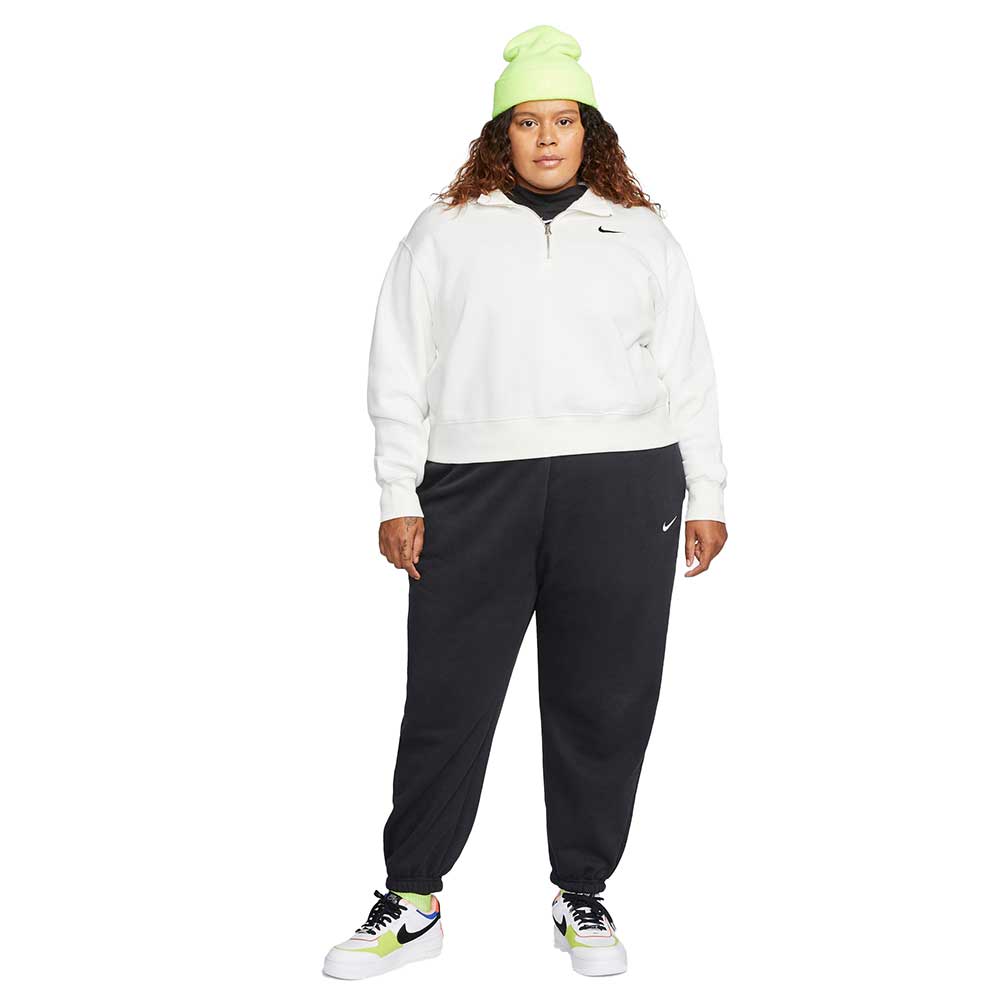 Women's 1/2 Zip Crop Sweatshirt - Sail