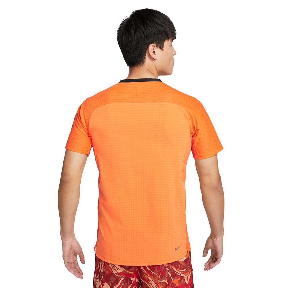 Men's Nike Trail Solar Chase Top - Bright Mandarin/Olive Flak