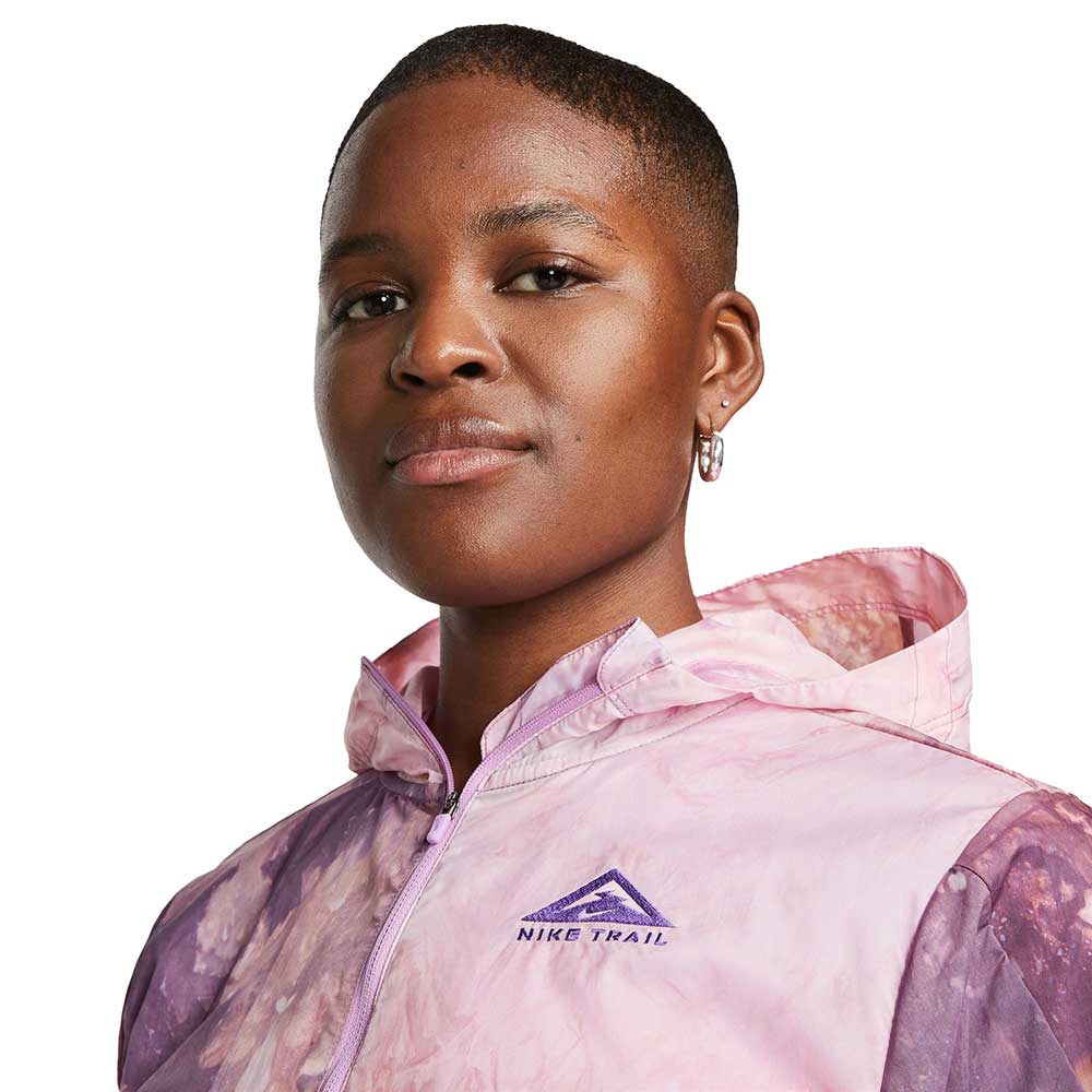 Women's Nike Trail Repel Jacket - Sundial/Rush Fuchsia/Action Grape