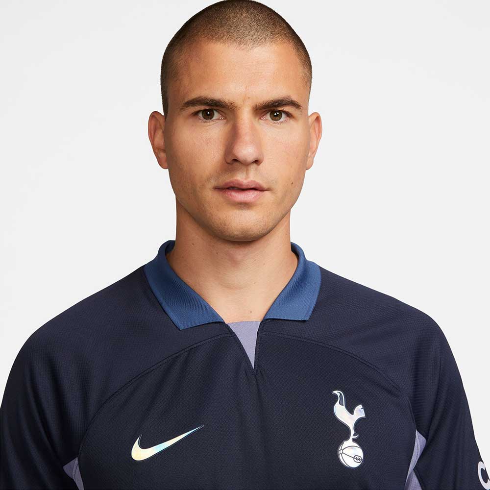 Men's Tottenham Hotspur 2023/24 Stadium Away Nike Dri-FIT Soccer Jersey - Marine/Mystic Navy/Iron Purple/Hologram