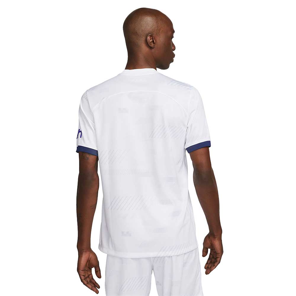 Men's Tottenham Hotspur 2023/24 Stadium Home Nike Dri-FIT Soccer Jersey- White/Binary Blue