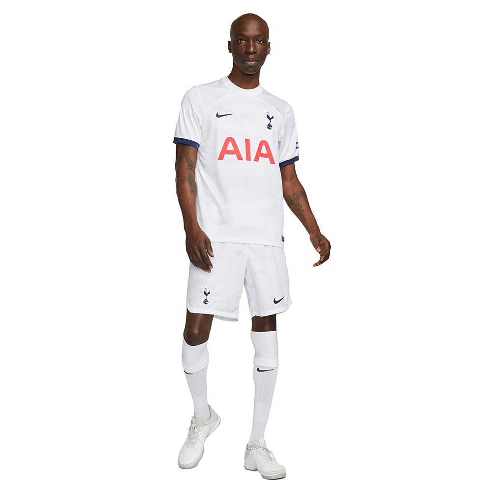 Men's Tottenham Hotspur 2023/24 Stadium Home Nike Dri-FIT Soccer Jersey- White/Binary Blue
