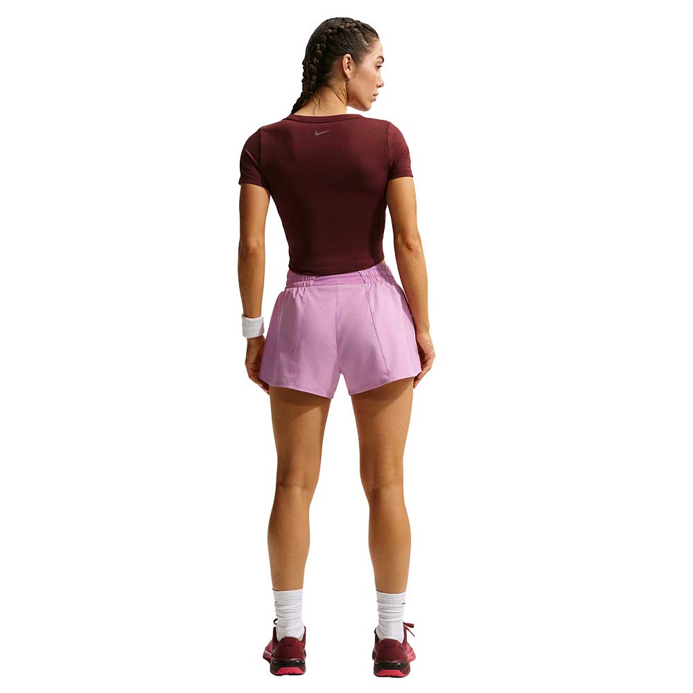 Women's Nike One Dri-FIT Mid-Rise 3" Short - Light Magenta