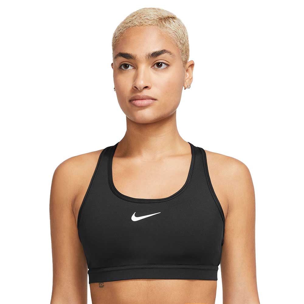 Nike, Intimates & Sleepwear, Nike New Black Swoosh Sports Bra Small  Medium