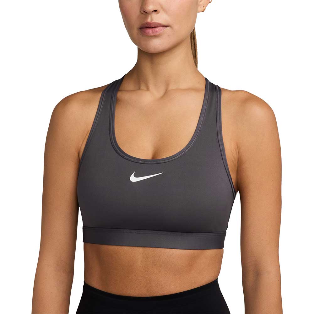 Women's Nike Swoosh Medium Support Bra - Thunder Grey
