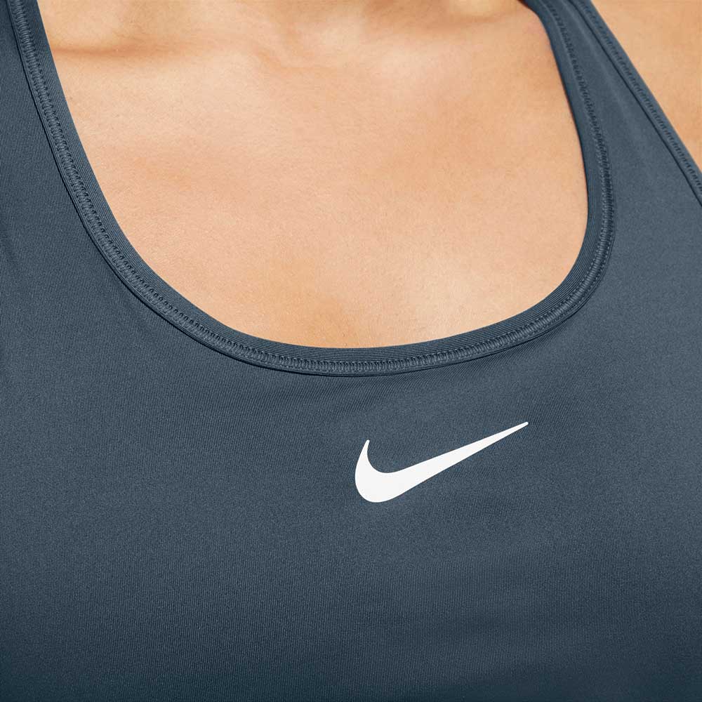 Women's Nike Swoosh Medium Support Bra - Armory Navy