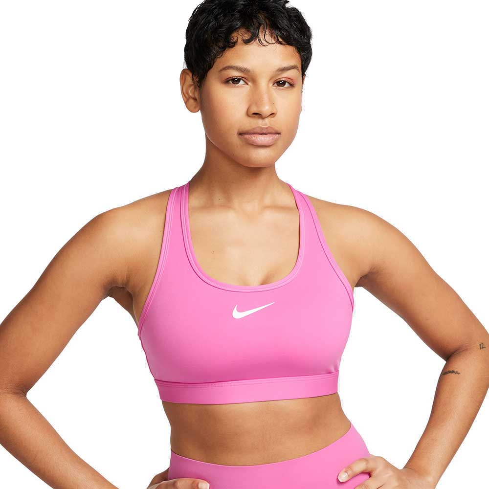 Women's Nike Swoosh Medium Support Bra - Playful Pink