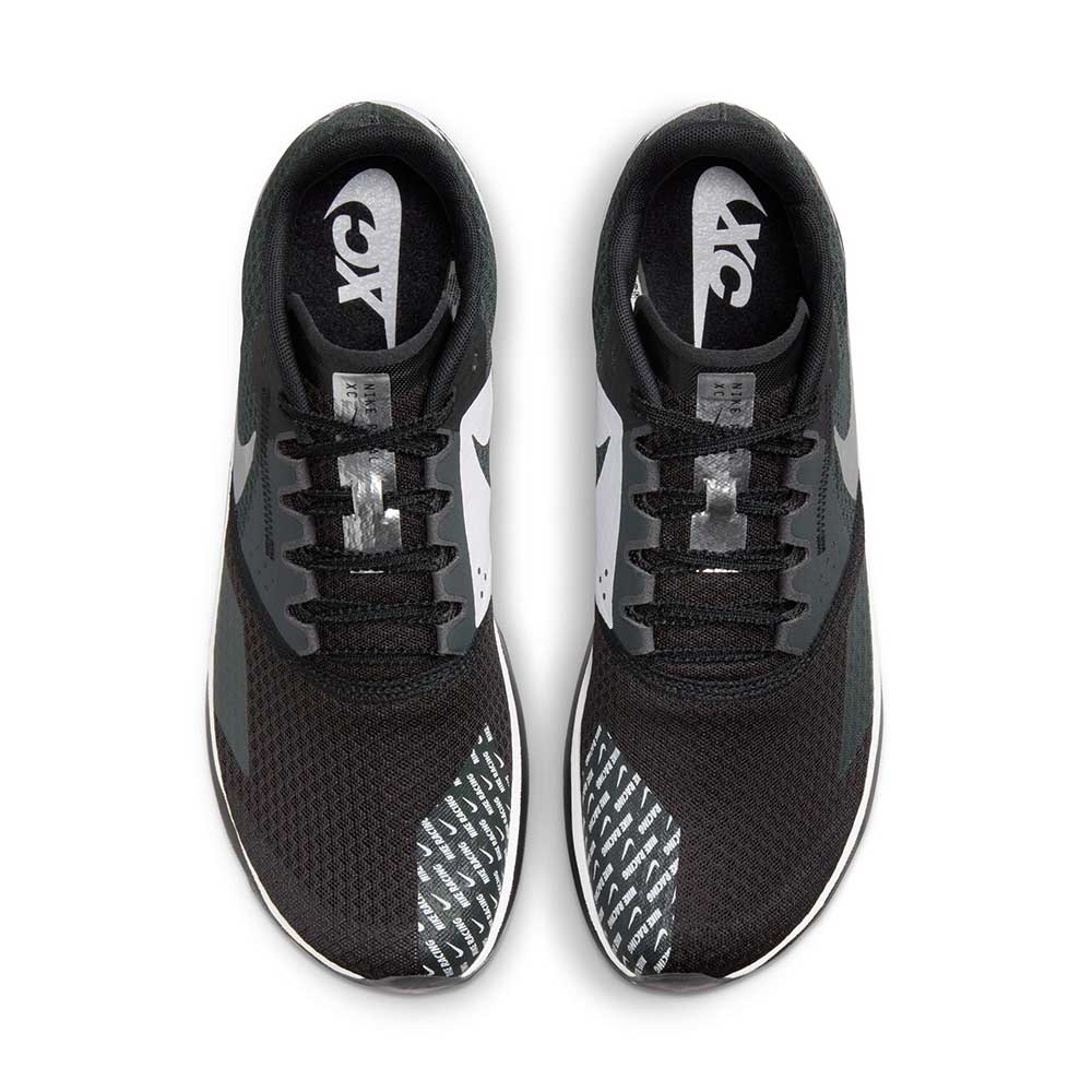 All Gender Zoom Rival XC 6 Spike - Black/White/Dk Smoke Grey - Regular (D)