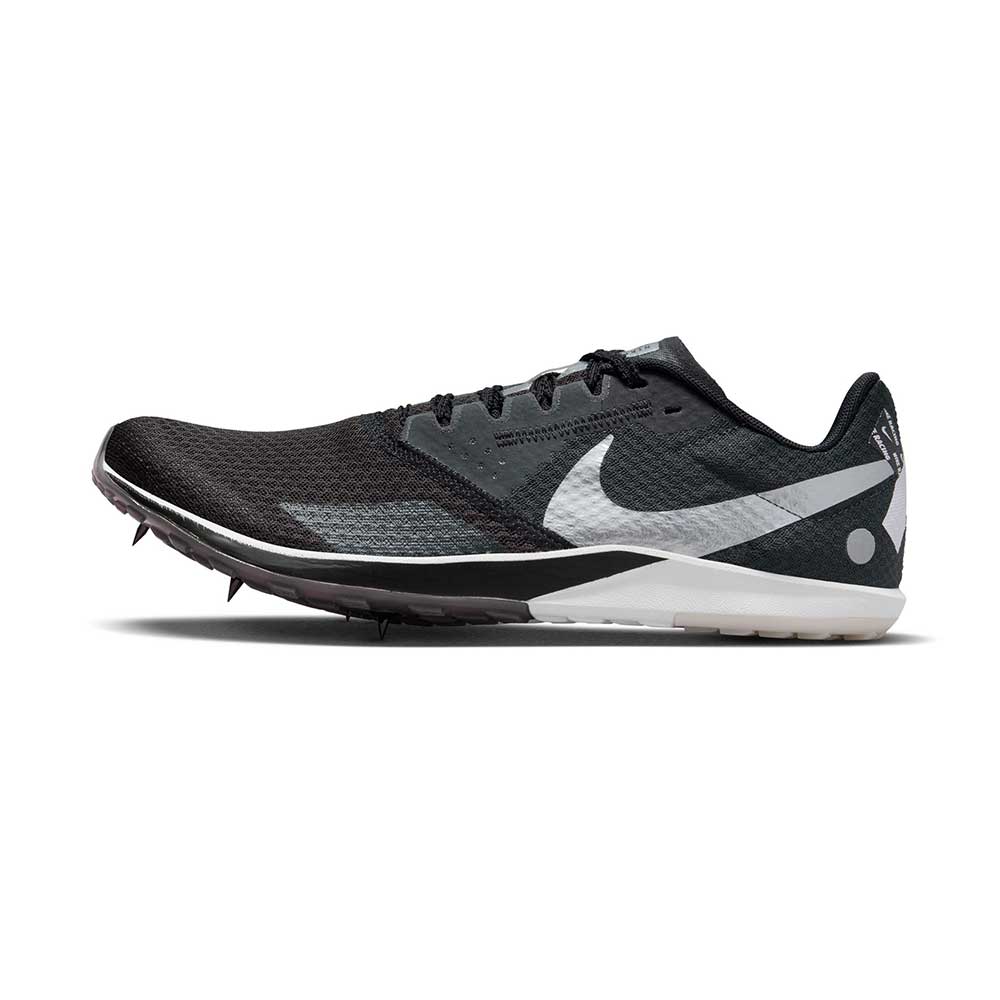 All Gender Zoom Rival XC 6 Spike - Black/White/Dk Smoke Grey - Regular (D)