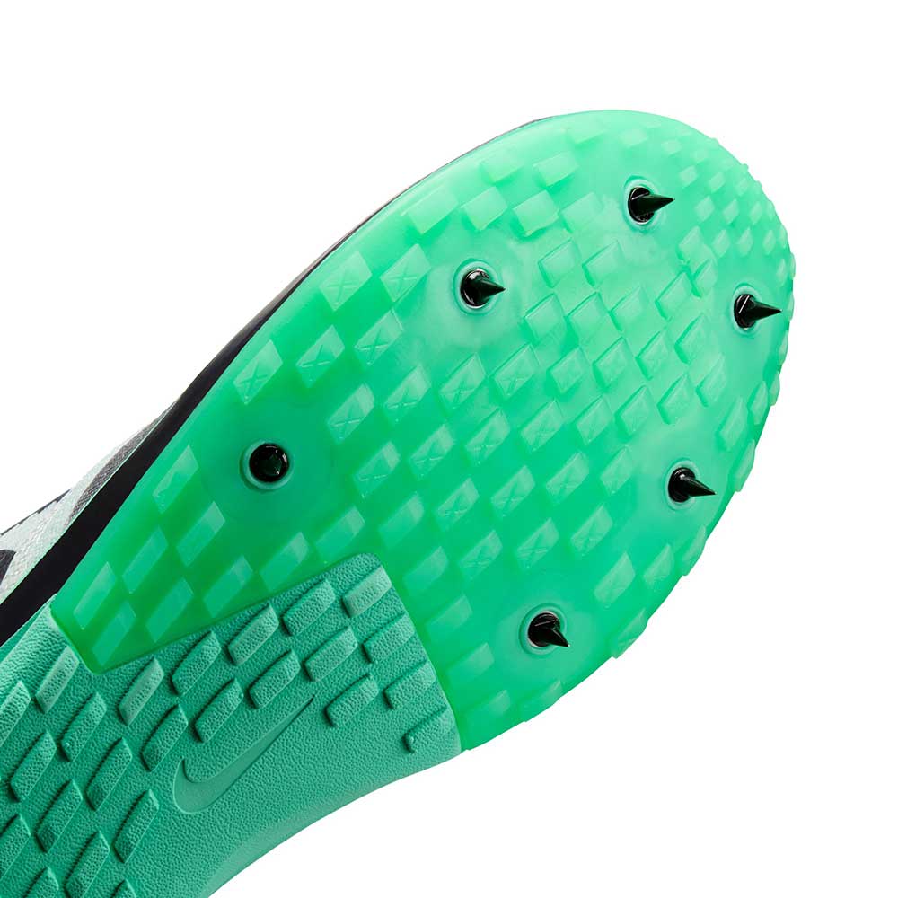 Nike Rival XC 6 Cross Country Spike - Barely Green/Metallic Silver/Green Glow - Regular (D)