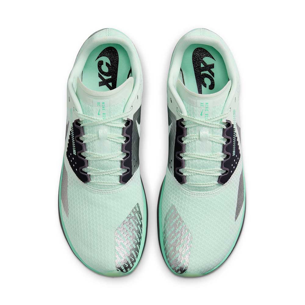 Nike Rival XC 6 Cross Country Spike - Barely Green/Metallic Silver/Green Glow - Regular (D)
