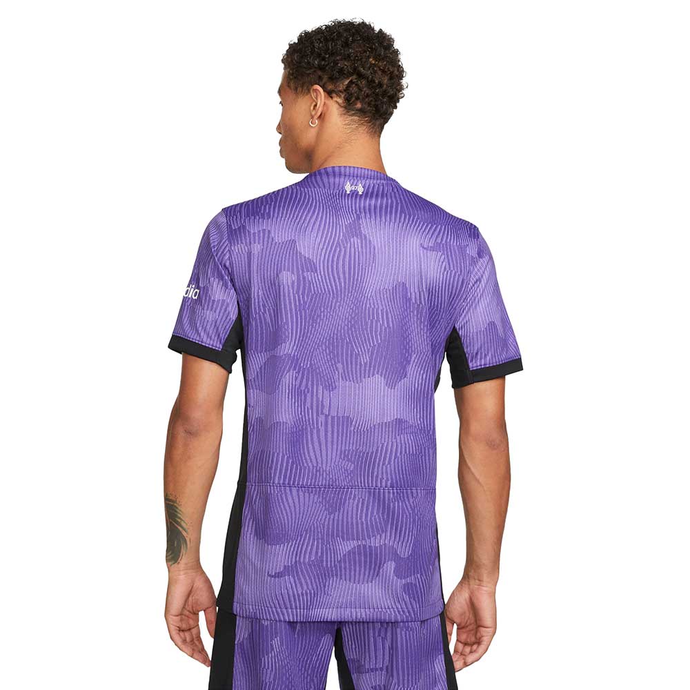 Men's Liverpool FC 2023/24 Stadium Third Nike Dri-FIT Soccer Jersey- Space Purple/White