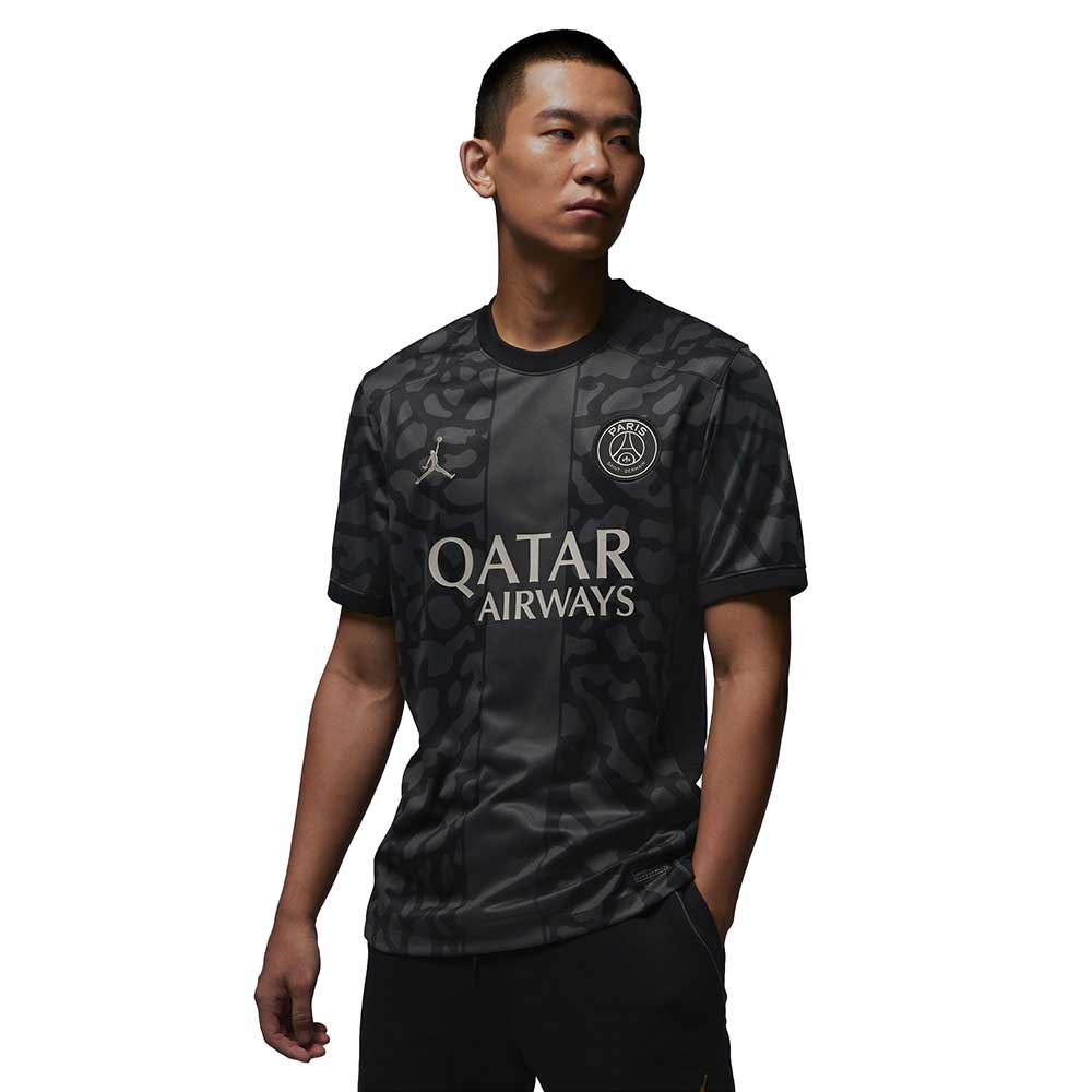 Men's Paris Saint-Germain 2023/24 Stadium Third Jersey - Anthracite/Black/Stone