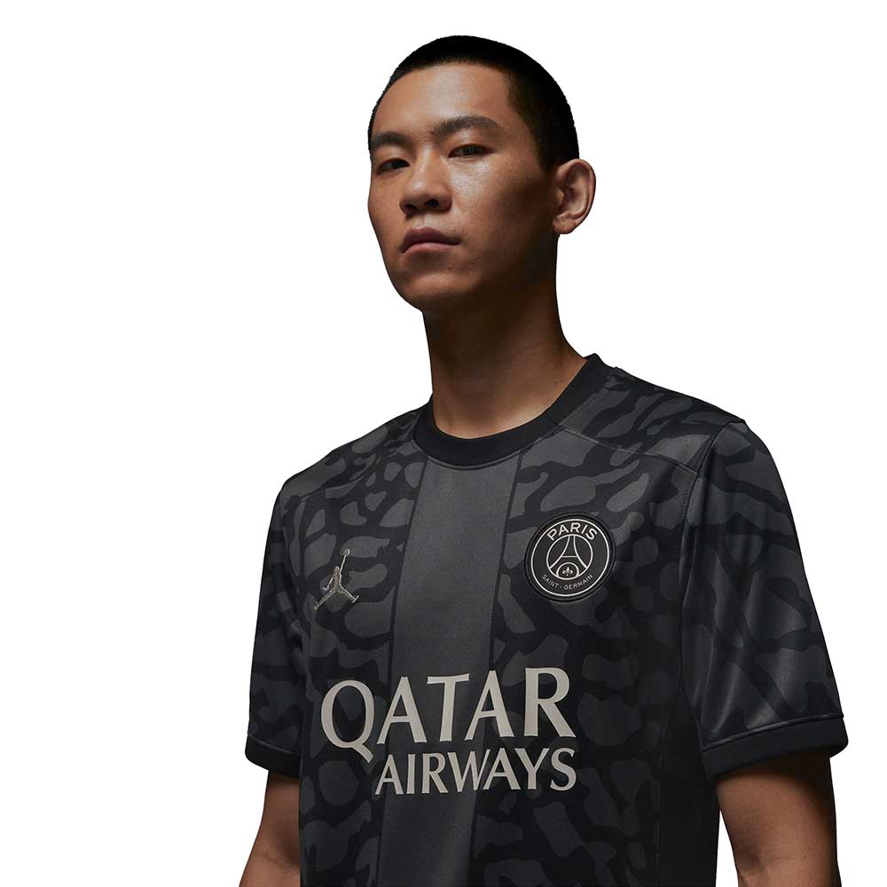 Men's Paris Saint-Germain 2023/24 Stadium Third Jersey - Anthracite/Black/Stone