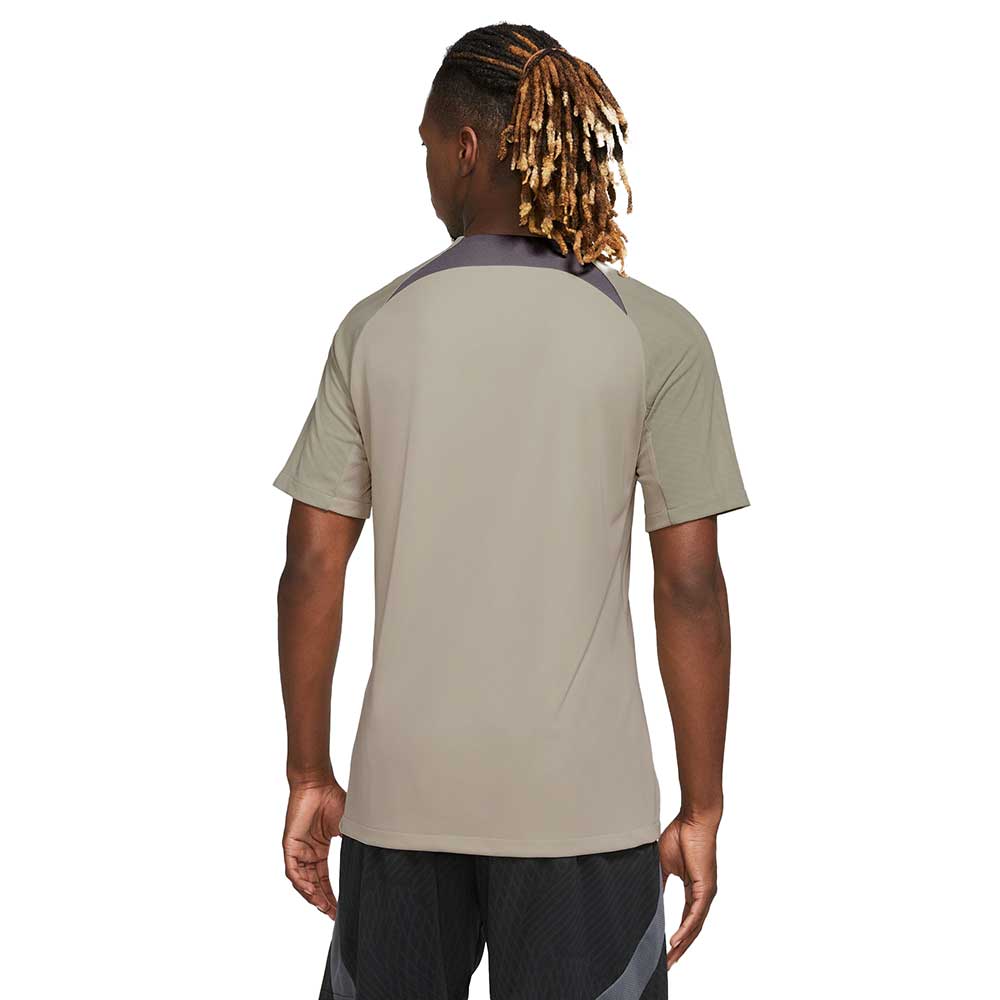 Men's Paris Saint-Germain FC DF Strike Short Sleeve Top - Stone/Stone/Iron Grey/Black