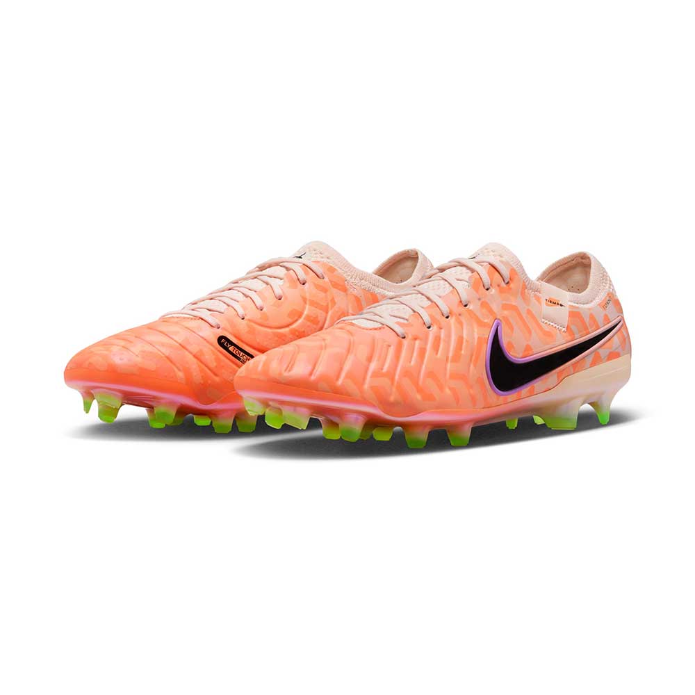 Nike Tiempo Legend 10 Elite NU FG Soccer CLeat - Guava Ice/Black- Regular (D)
