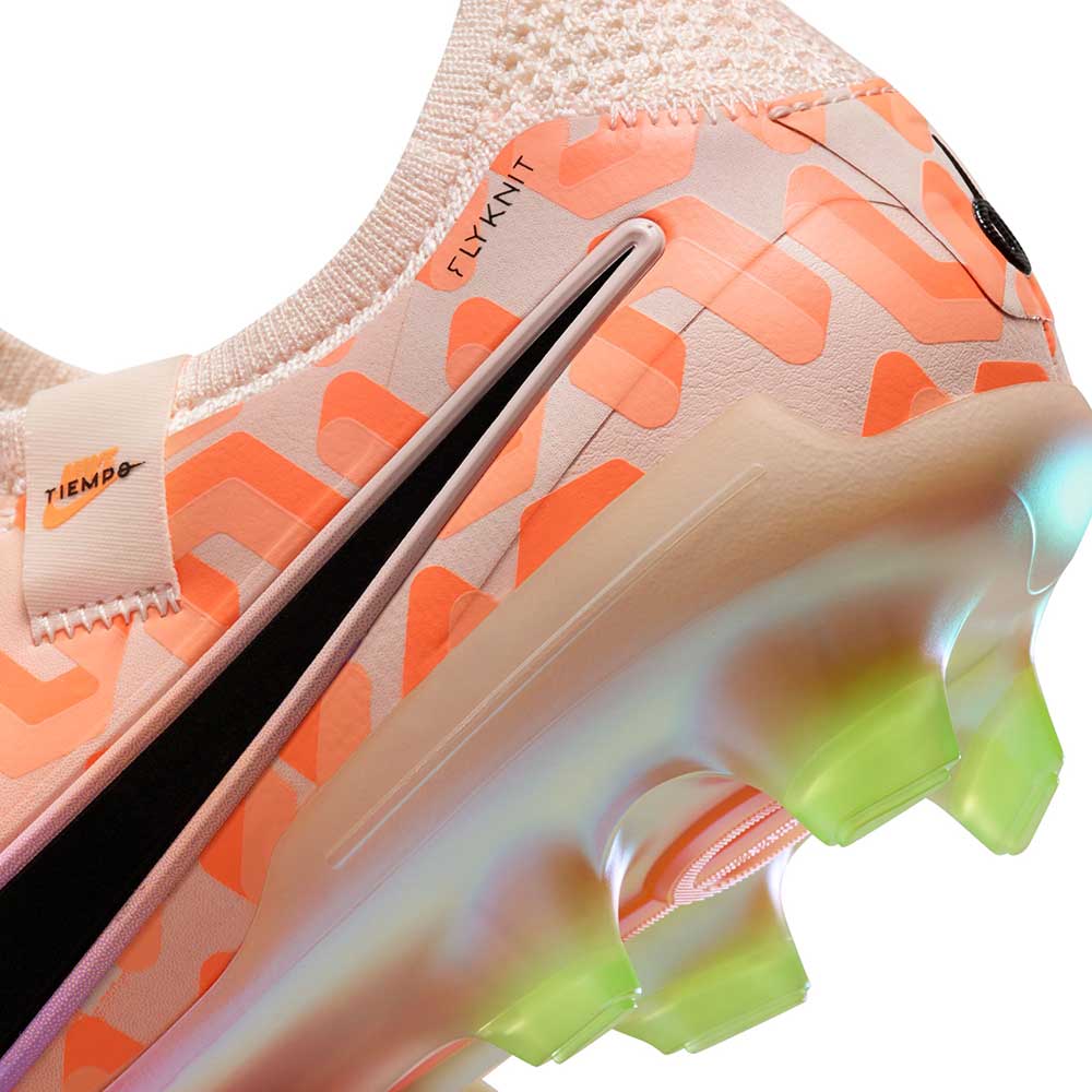 Nike Tiempo Legend 10 Elite NU FG Soccer CLeat - Guava Ice/Black- Regular (D)
