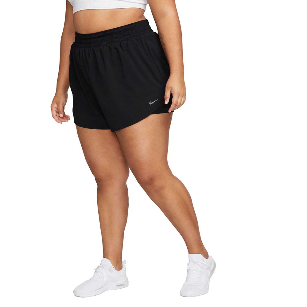 Women's Nike Dri-FIT One High-Rise 3" 2-in-1 Short (Plus)- Black