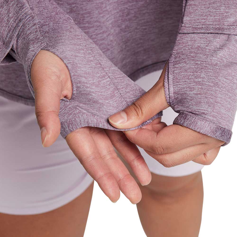 Women's Nike Swift Element Crew Top EXT - Violet Dust
