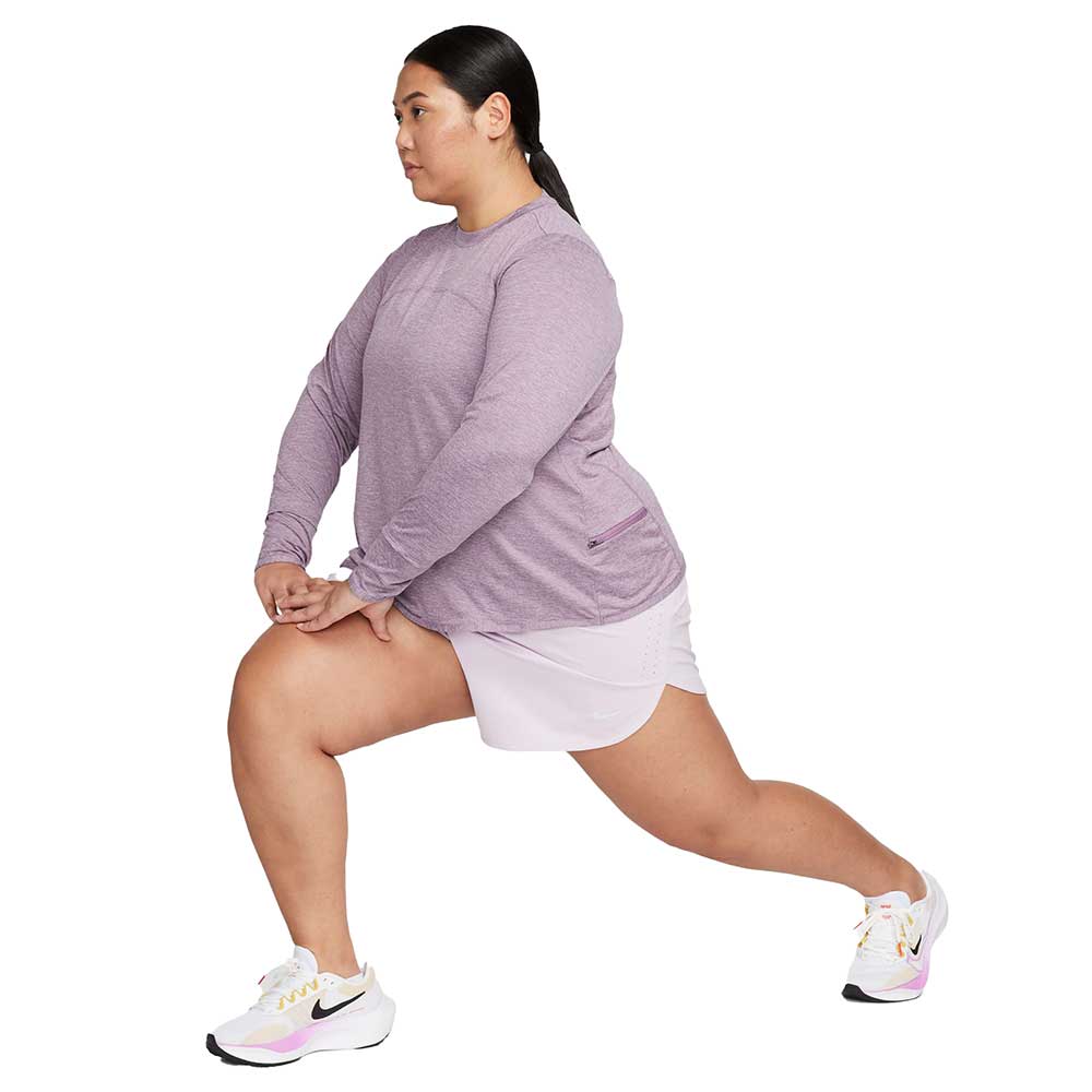 Women's Nike Swift Element Crew Top EXT - Violet Dust