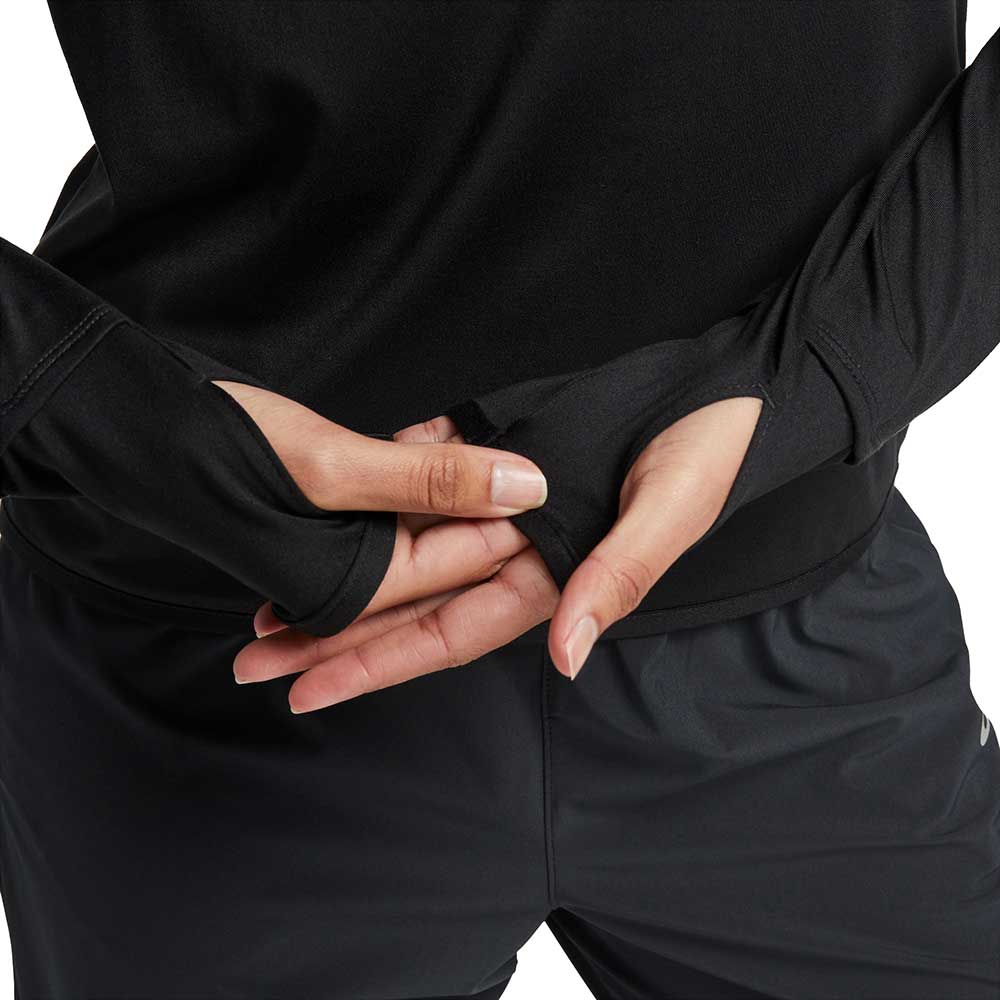 Women's Nike Swift Element Half Zip Top - Black