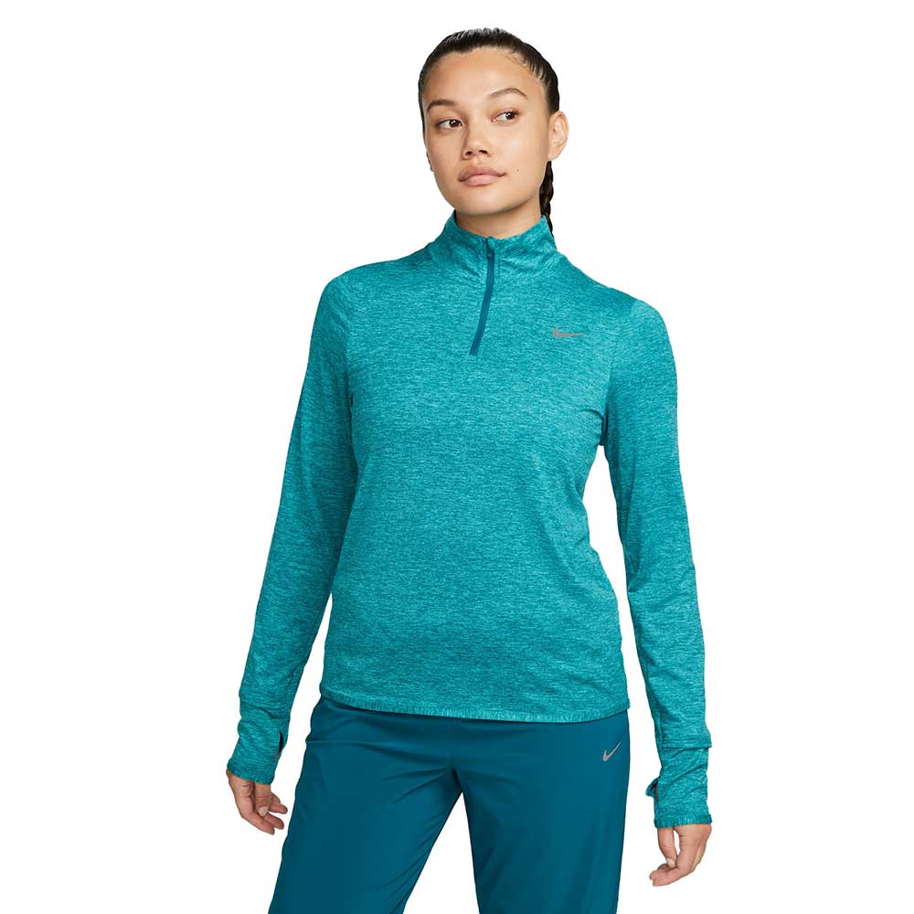 Women's Nike Swift Element Half Zip Top - Geode Teal – Gazelle Sports