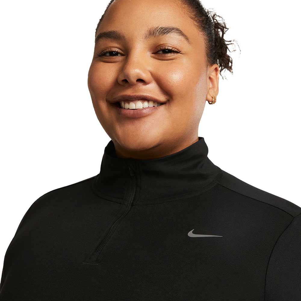 Women's Nike Swift Element Half Zip Top EXT - Black