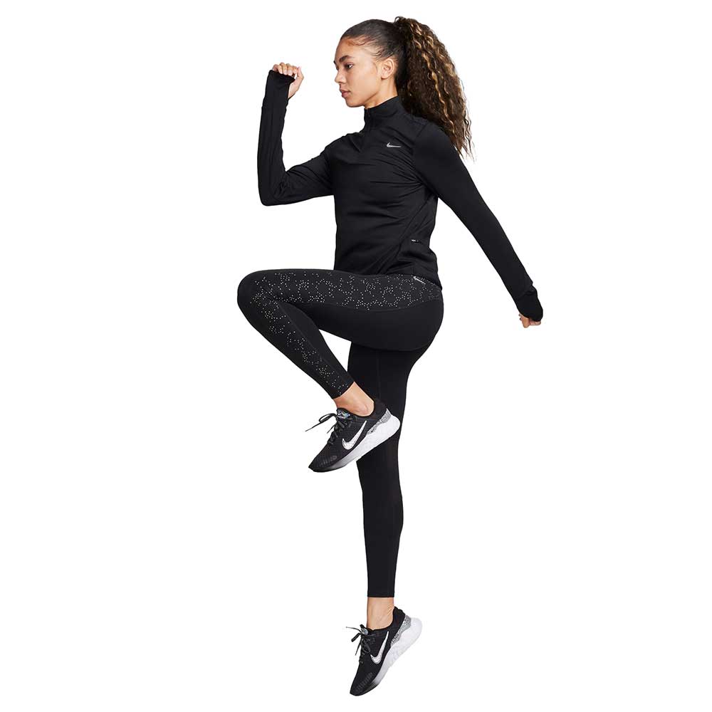 Women's Dri-FIT Fast Mid Rise 7/8 Tight - Black/Reflective SIlver
