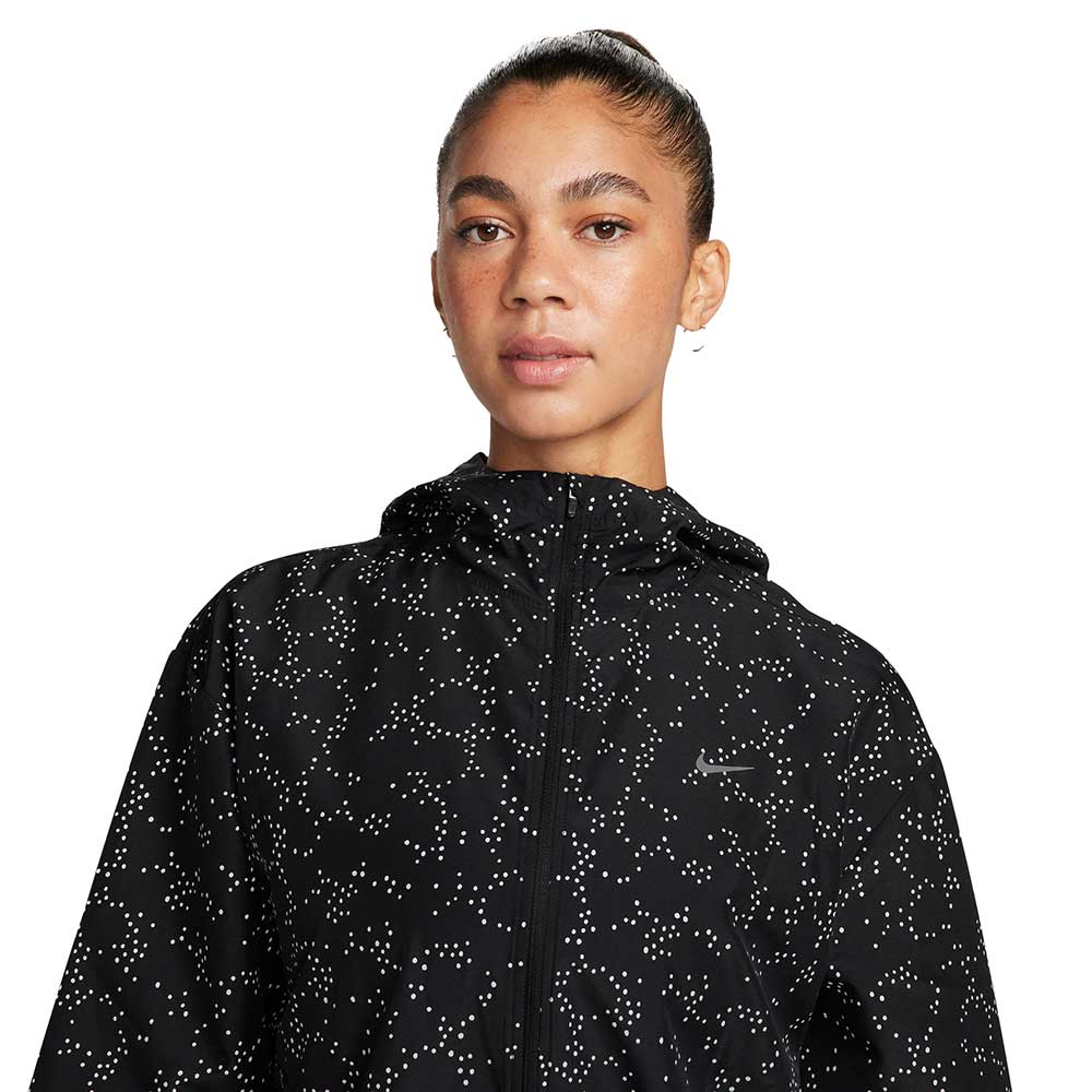 Women's Dri-FIT Jacket Seasonal Novelty - Black/Reflective Silver