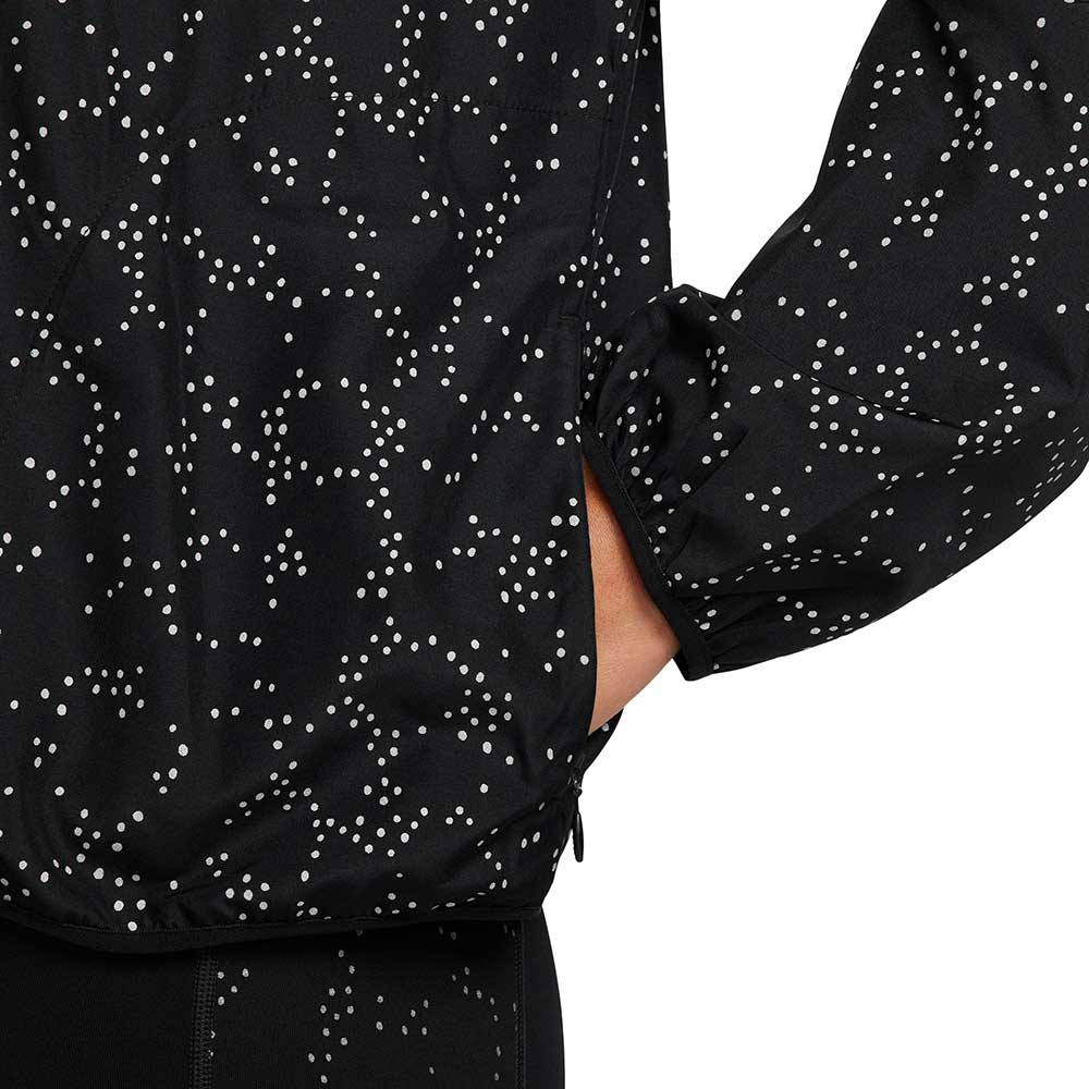 Women's Dri-FIT Jacket Seasonal Novelty - Black/Reflective Silver