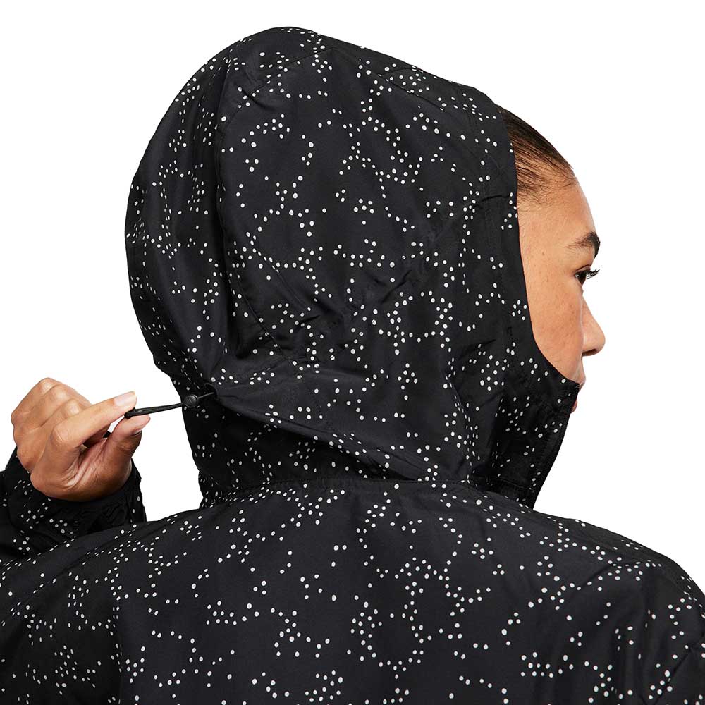 Women's Dri-FIT Jacket Seasonal Novelty - Black/Reflective Silver