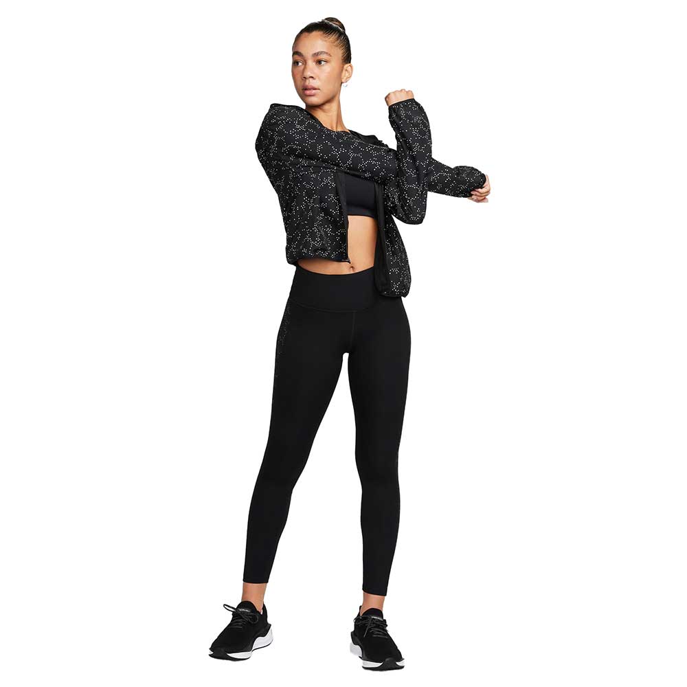 Women's Dri-FIT Jacket Seasonal Novelty - Black/Reflective Silver