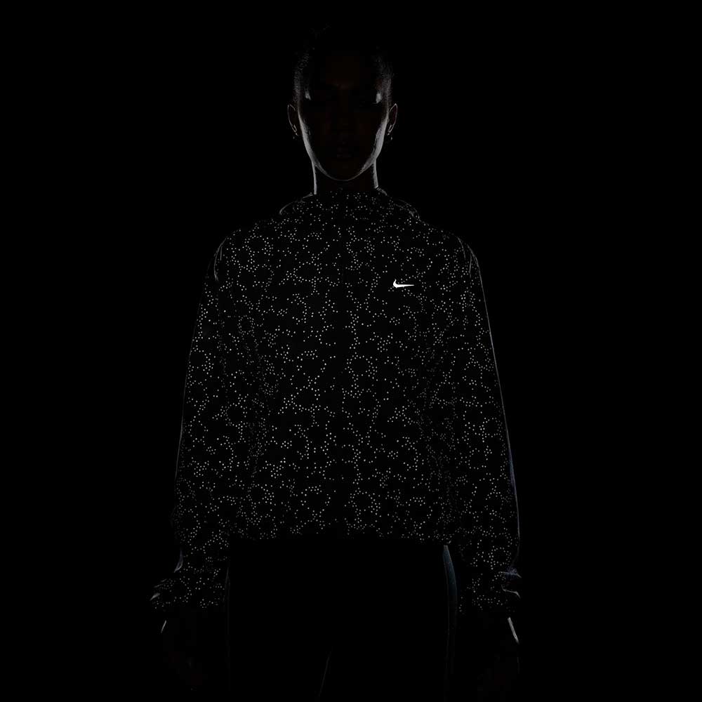 Women's Dri-FIT Jacket Seasonal Novelty - Black/Reflective Silver