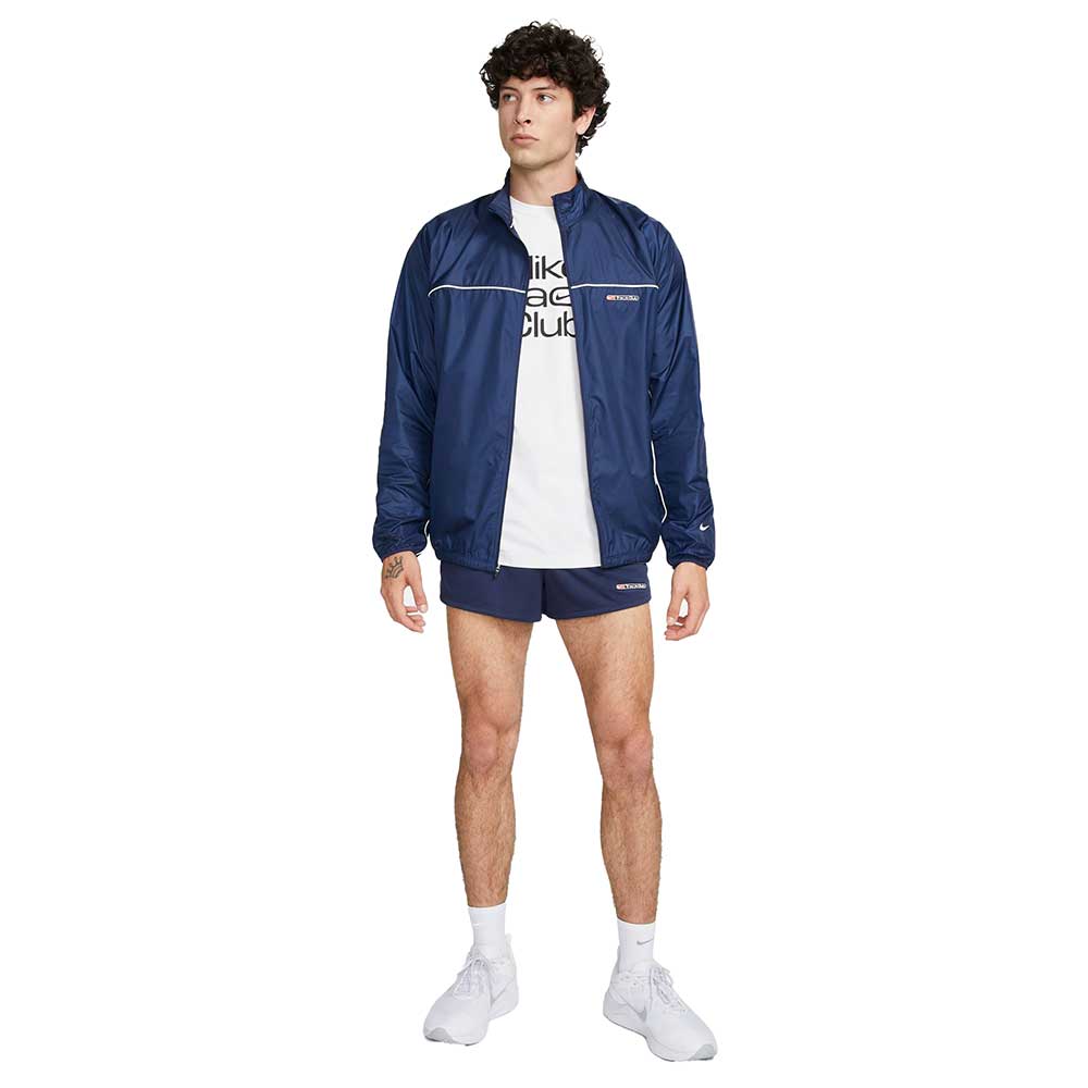 Men's Nike Dri-FIT Track Club 3" Short - Midnight Navy/Summit White