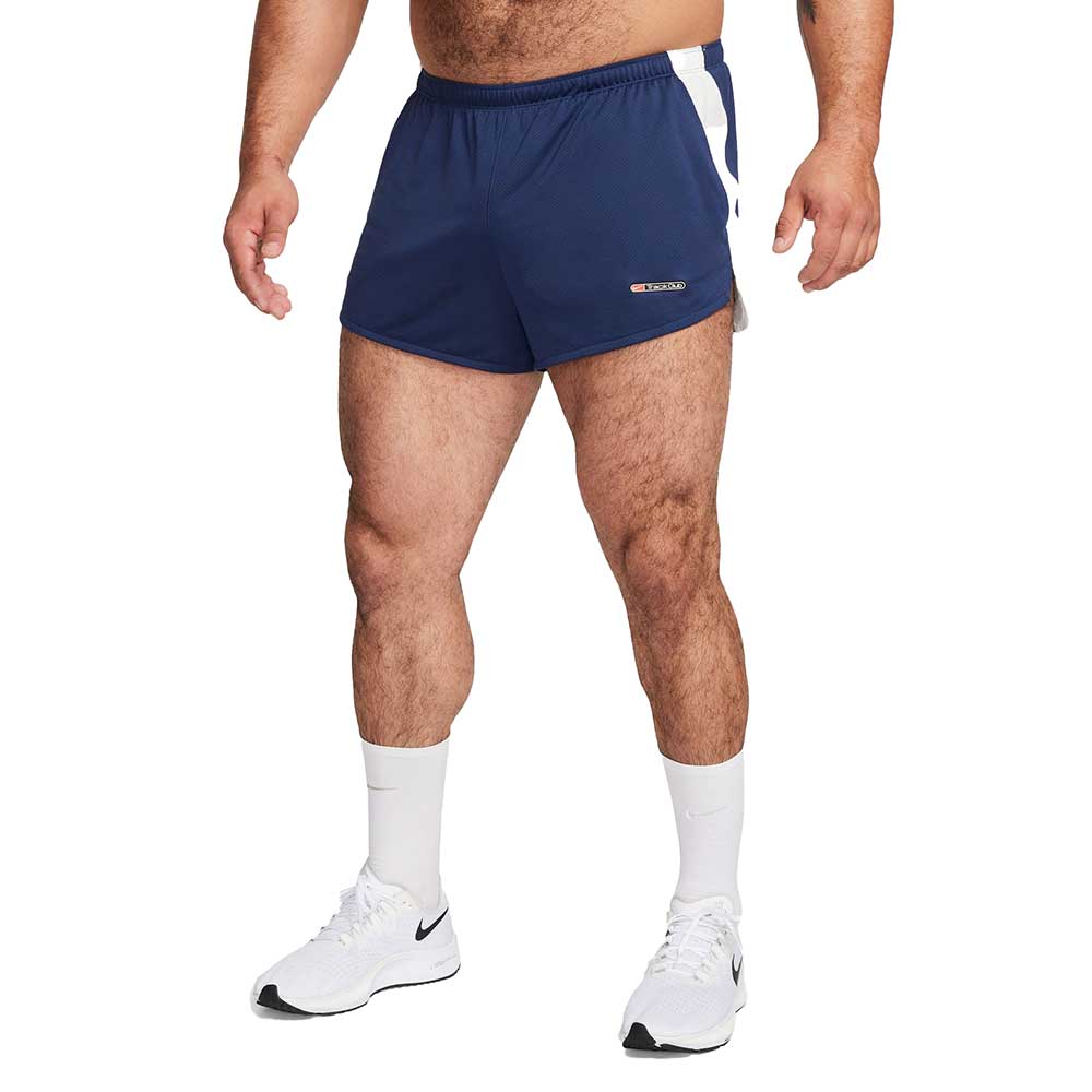 Men's Nike Dri-FIT Track Club 3" Short - Midnight Navy/Summit White