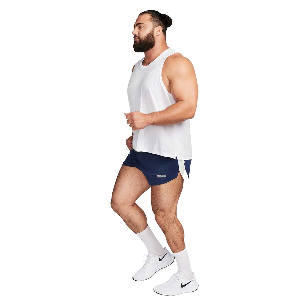 Men's Nike Dri-FIT Track Club 3" Short - Midnight Navy/Summit White
