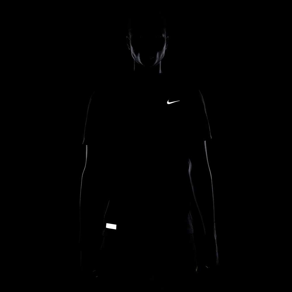Men's Nike Dri-FIT ADV Run Division Techknit Short-Sleeve Running Top - Medium Ash/Black